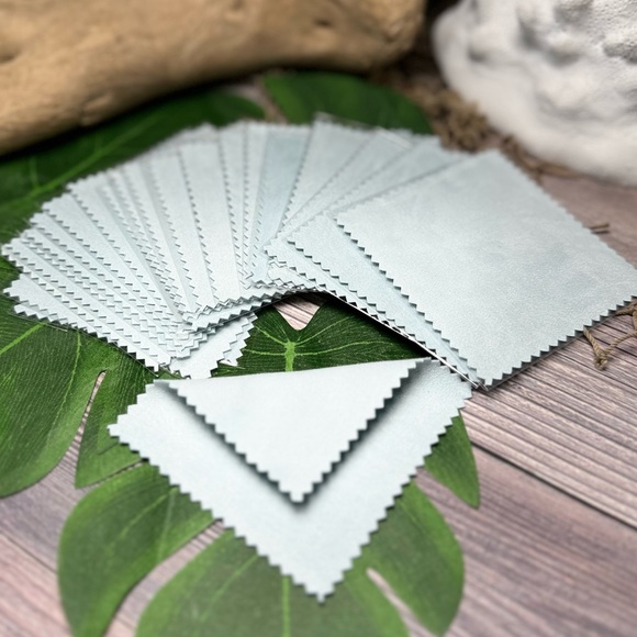 Individually Wrapped Blank Jewelry Cleaning Polishing Cloths Resellers Gifts Lot - Picture 11 of 16